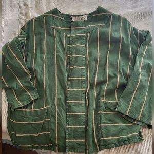Ace & Jig Sail Cardi in Cactus M EUC (no belt)